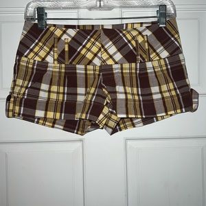 Brown striped shorts Twenty One Brand Size 0